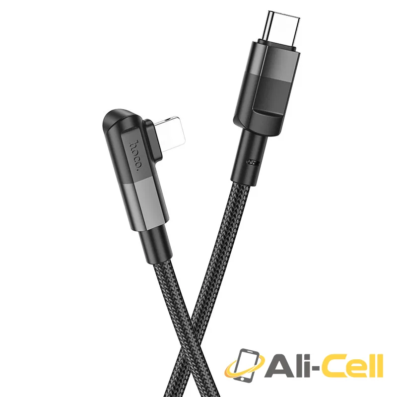 Cable Type-C to Lightning “U108” PD charging data sync (U108 Pd Tc Ltn Black, 1.2m)