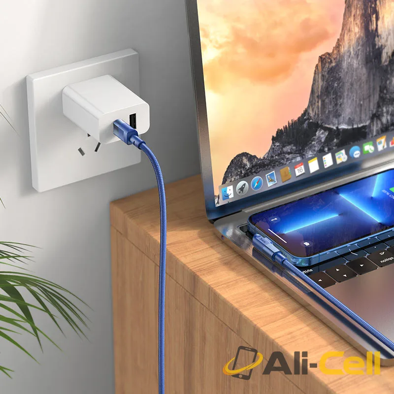 Cable Type-C to Lightning “U108” PD charging data sync (U108 Pd Tc Ltn Black, 1.2m) — 5