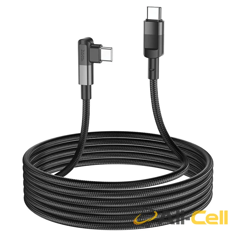 Cable Type-C to Type-C “U108” 100W charging data sync (U108 100w Tc Tc Blue, 1.2m) — 3