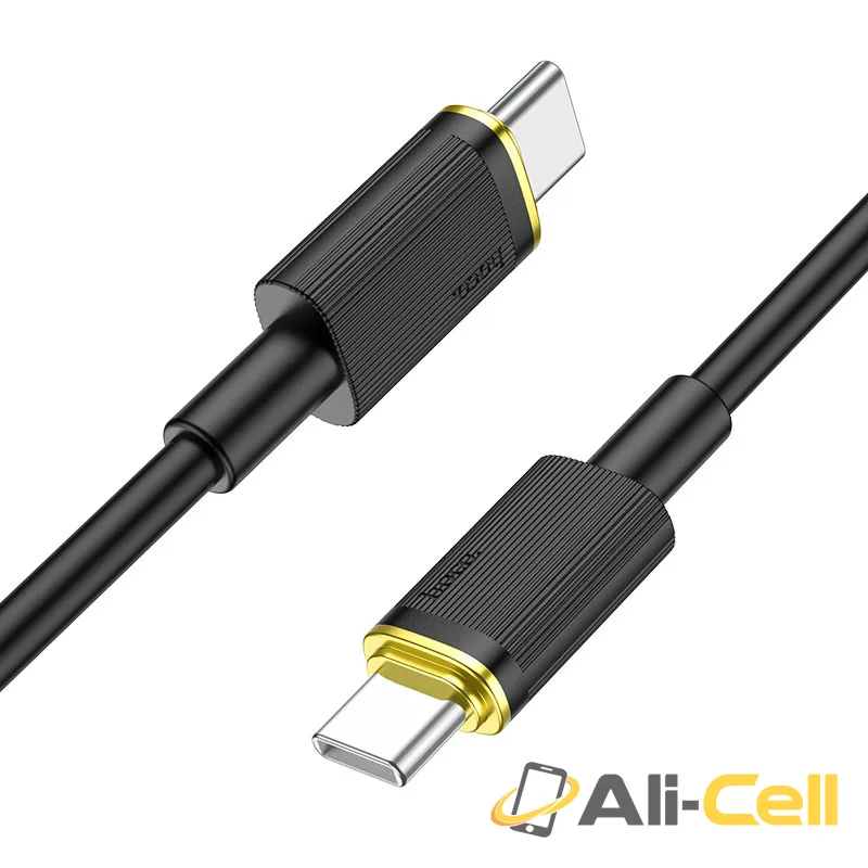 Cable Type-C to Type-C “U109” 100W charging data sync (U109 100w Tc Tc Black, 1.2m)