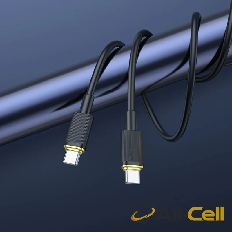 Cable Type-C to Type-C “U109” 100W charging data sync (U109 100w Tc Tc Black, 1.2m) — 6