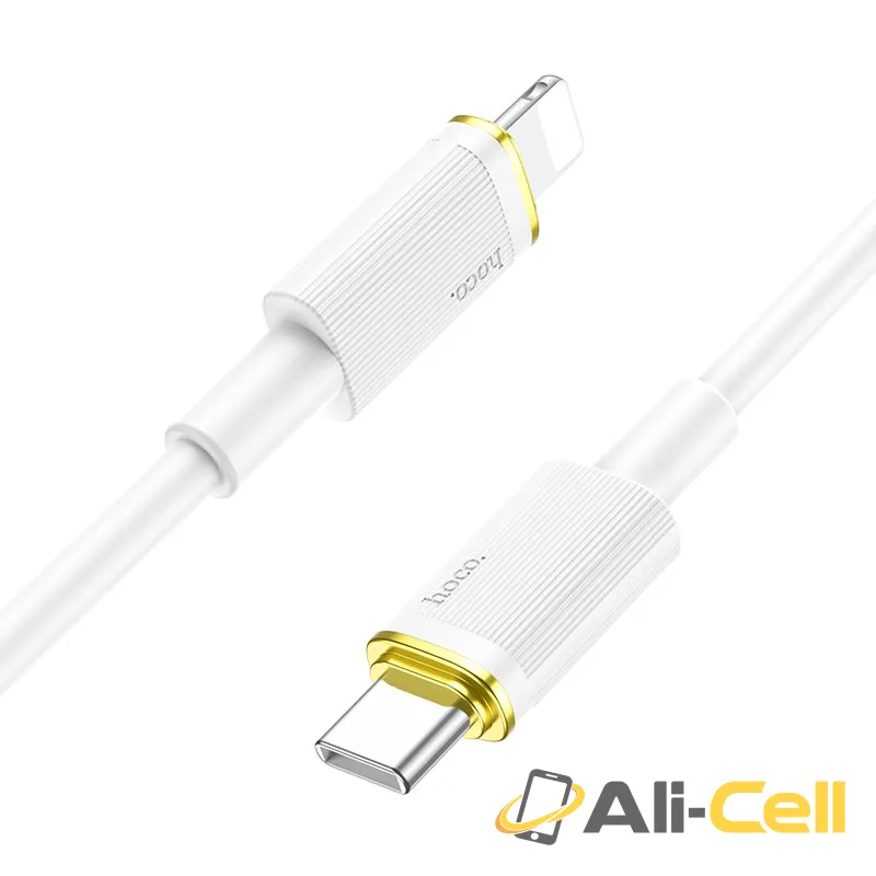 Cable Type-C to Lightning “U109” PD charging data sync (U109 Pd Tc Ltn White, 1.2m)