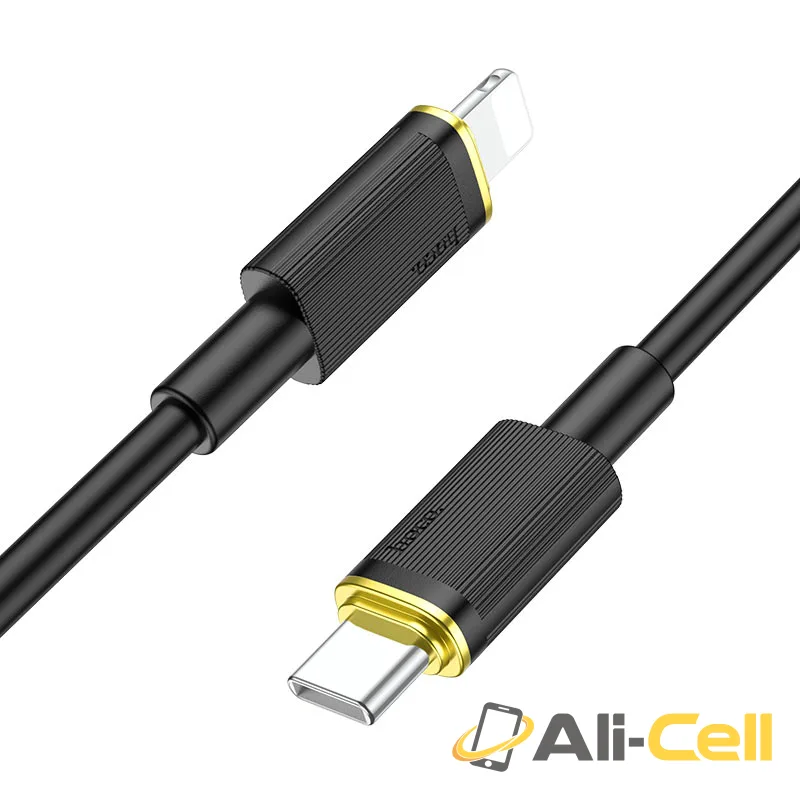 Cable Type-C to Lightning “U109” PD charging data sync (U109 Pd Tc Ltn Black, 1.2m)