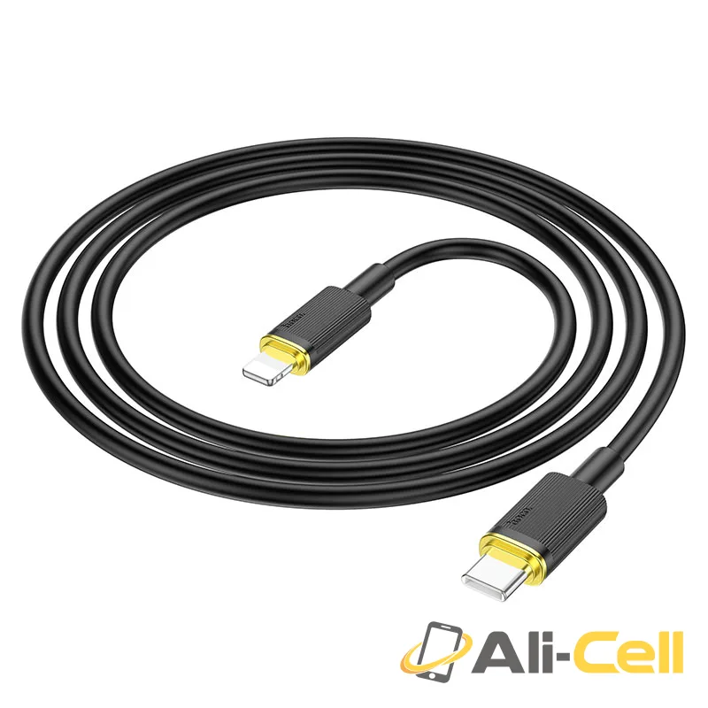 Cable Type-C to Lightning “U109” PD charging data sync (U109 Pd Tc Ltn Black, 1.2m) — 4
