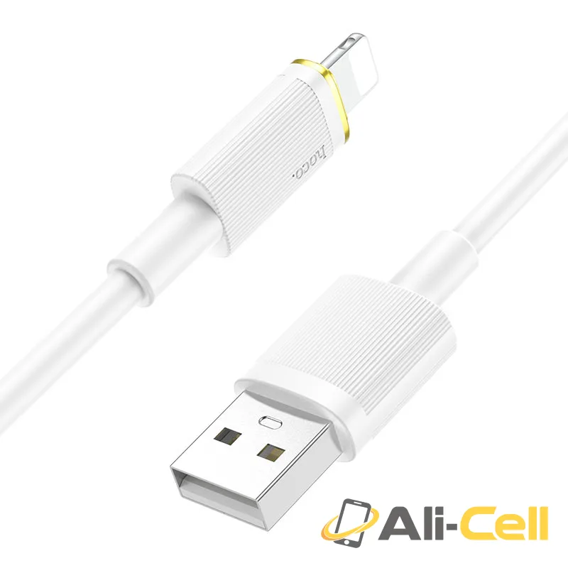 Cable USB to Lightning “U109” charging data sync (U109 Usb Ltn White, 1.2m)