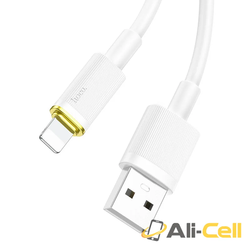 Cable USB to Lightning “U109” charging data sync (U109 Usb Ltn Black, 1.2m) — 2
