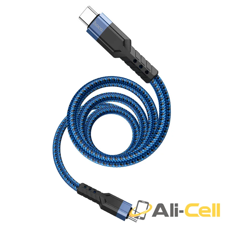 Cable Type-C to Type-C “U110” 60W charging data sync (U110 60w Tc Tc Black, 1.2m) — 3