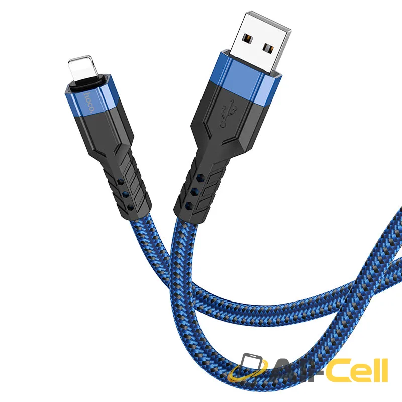 Cable USB to Lightning “U110” charging data sync (U110 Usb Ltn Blue, 1.2m)