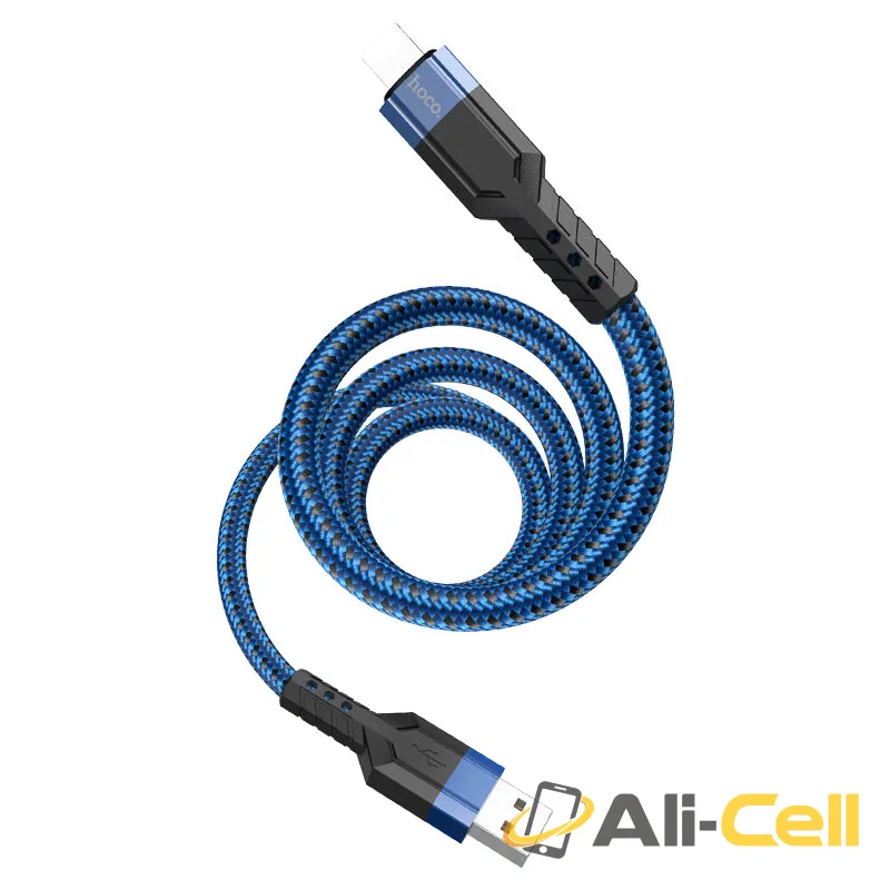 Cable USB to Lightning “U110” charging data sync (U110 Usb Ltn Black, 1.2m) — 3