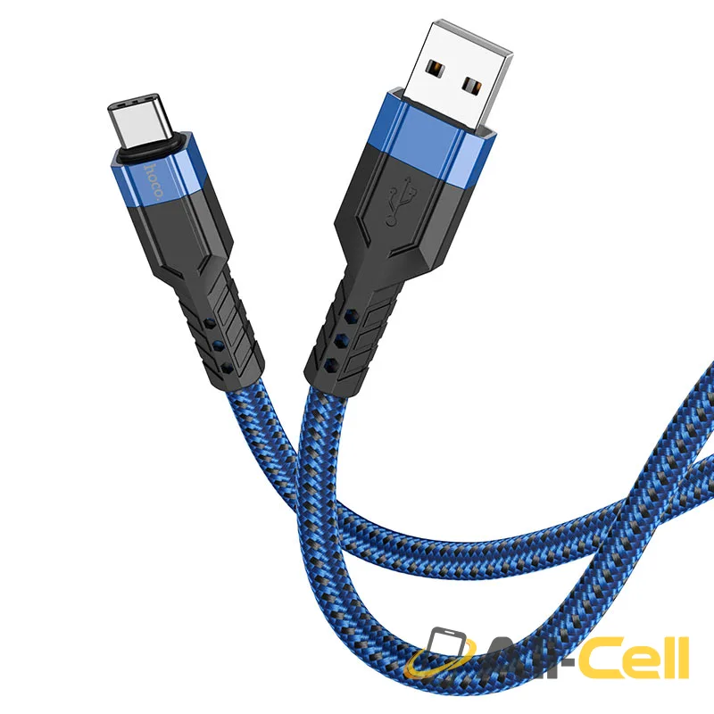 Cable USB to Type-C “U110” charging data sync (U110 Usb Tc Blue, 1.2m)