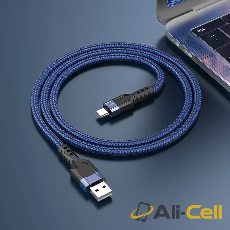 Cable USB to Type-C “U110” charging data sync (U110 Usb Tc Black, 1.2m) — 6