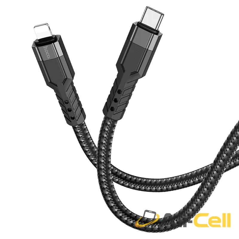 Cable Type-C to Lightning “U110” PD charging data sync (U110 Pd Tc Ltn Black, 1.2m)