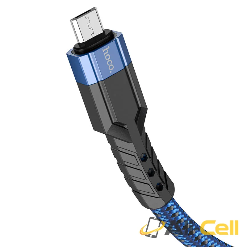 Cable USB to Micro-USB “U110” charging data sync (U110 Usb Musb Blue, 1.2m) — 4