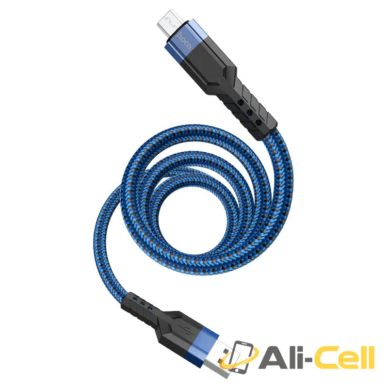 Cable USB to Micro-USB “U110” charging data sync (U110 Usb Musb Black, 1.2m) — 3