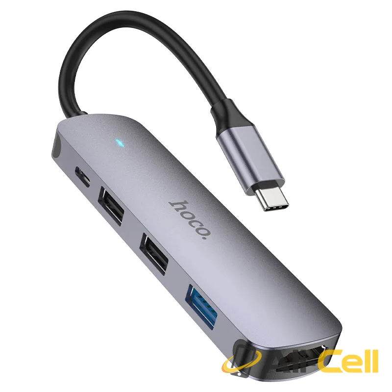 Type-C hub “HB27” HDTV + USB3.0 + USB2.0*2 + PD (Hb27 Metal Gray) — 2