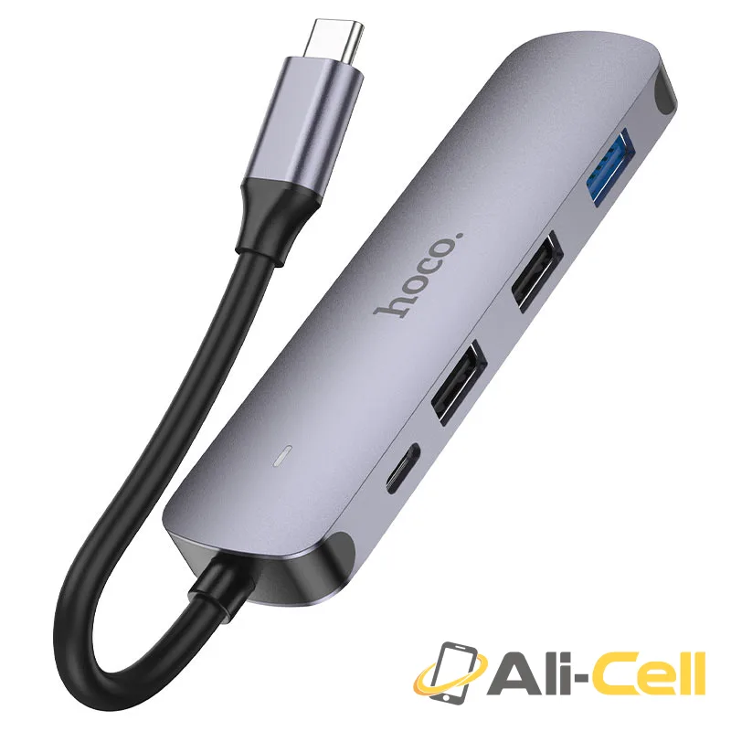Type-C hub “HB27” HDTV + USB3.0 + USB2.0*2 + PD (Hb27 Metal Gray) — 3