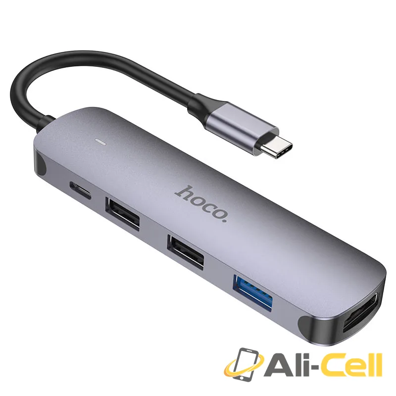 Type-C hub “HB27” HDTV + USB3.0 + USB2.0*2 + PD (Hb27 Metal Gray) — 4