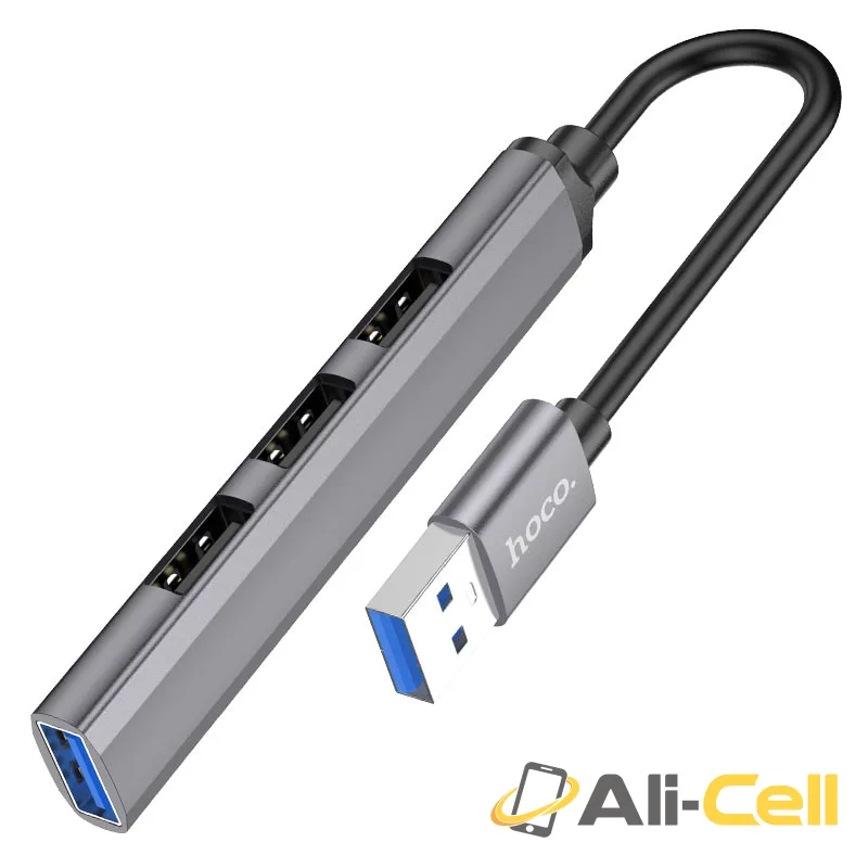USB hub 4-in-1 “HB26” USB3.0+USB2.0*3 (Hb26 Usb Silver) — 2