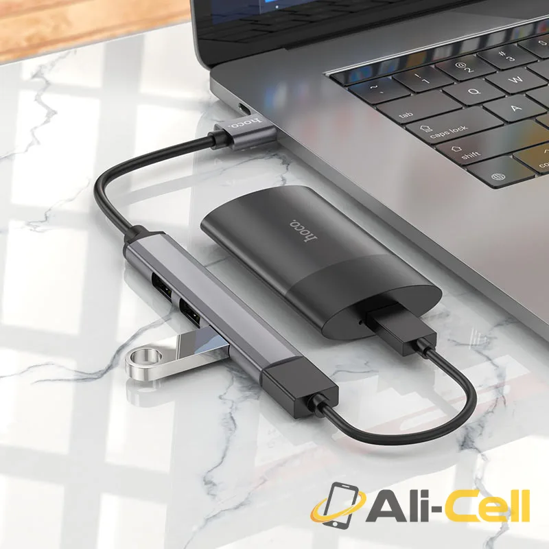 USB hub 4-in-1 “HB26” USB3.0+USB2.0*3 (Hb26 Usb Silver) — 5