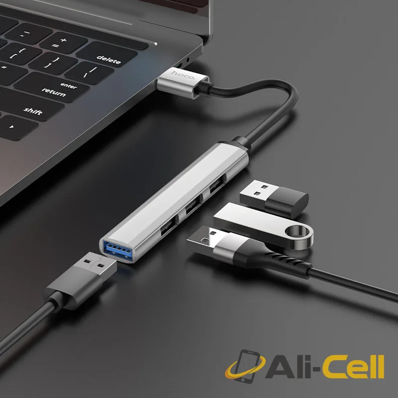 USB hub 4-in-1 “HB26” USB3.0+USB2.0*3 (Hb26 Usb Silver) — 6