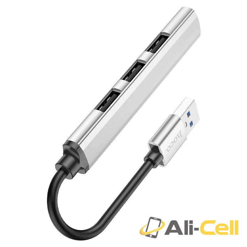 USB hub 4-in-1 “HB26” USB3.0+USB2.0*3 (Hb26 Usb Metal Gray) — 3