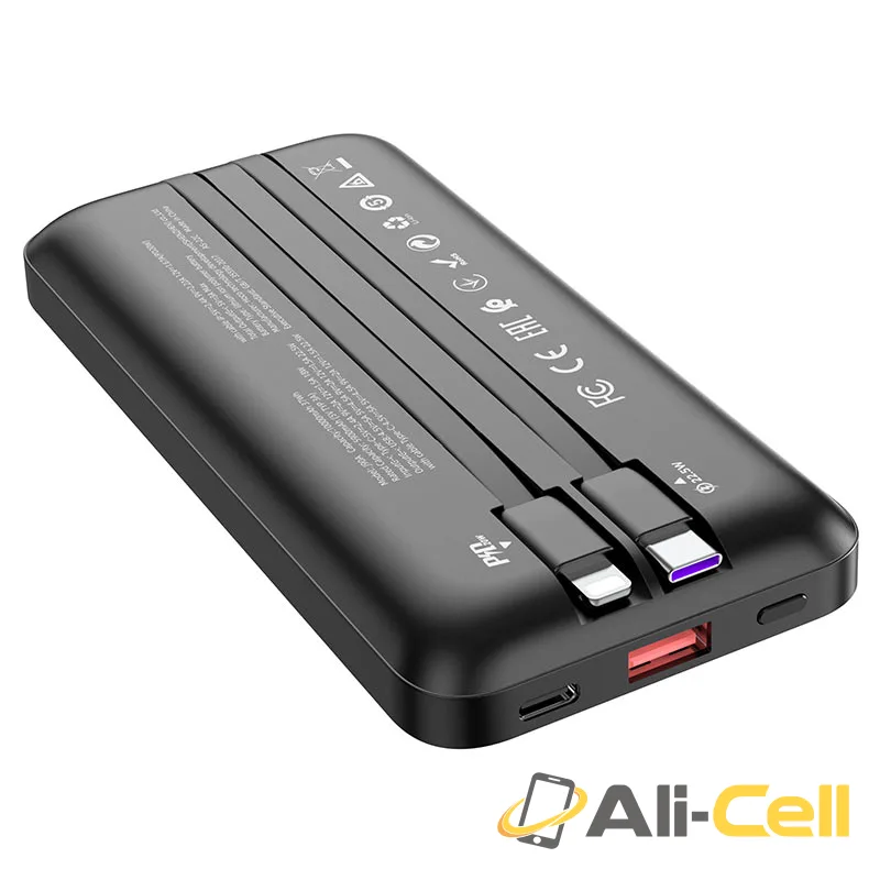 Power bank “J90A” 22.5W+PD20W 10000mAh (J90a Black) — 4