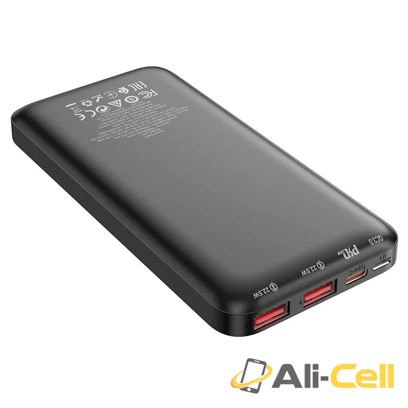 Power bank “J90” 22.5W+PD20W 10000mAh (J90 Black) — 4