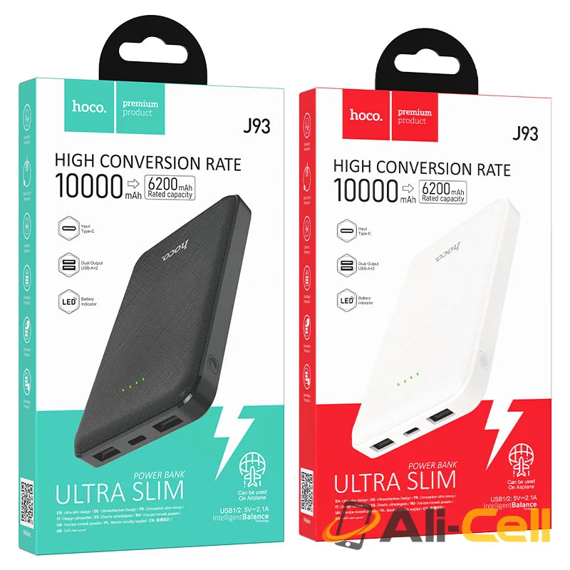 Power bank “J93 Handsome” 10000mAh (J93 Black) — 7