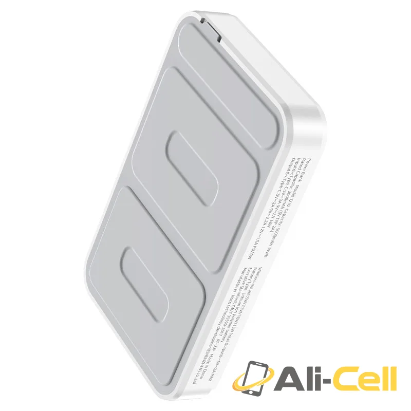 Power bank “Q10” magnetic wireless charging 5000mAh (Q10 White)
