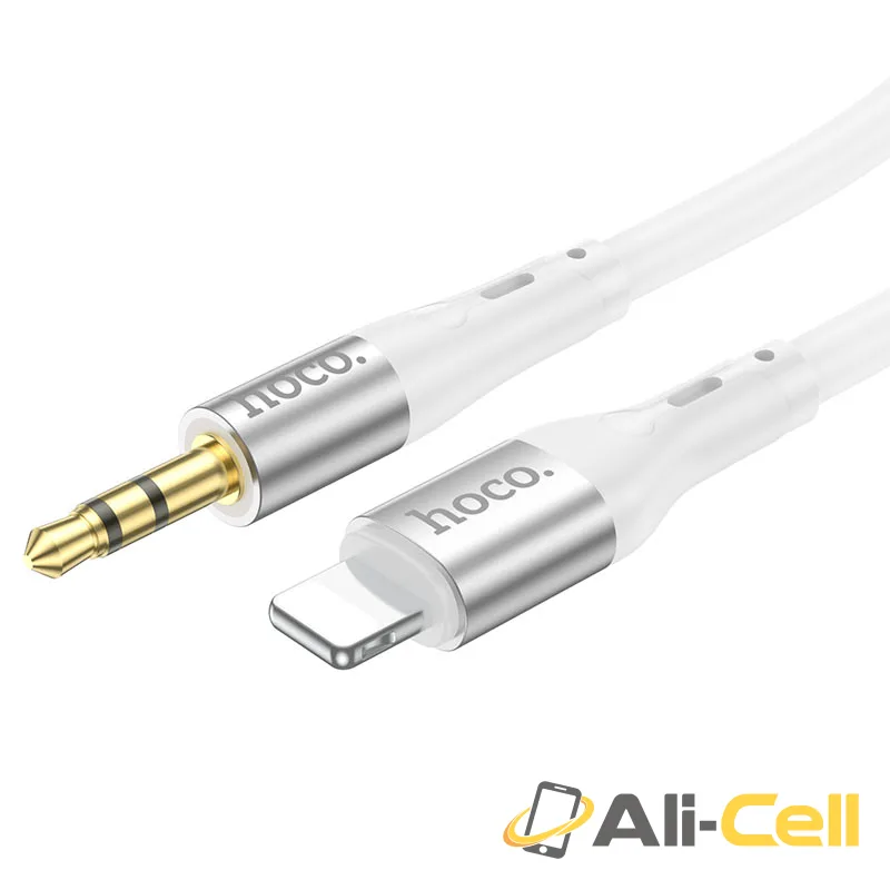 Cable 3.5mm to Lightning “UPA22” audio conversion (Upa22 Ltn Jack White, 1.0m)