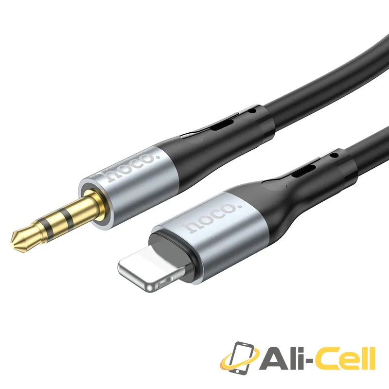 Cable 3.5mm to Lightning “UPA22” audio conversion (Upa22 Ltn Jack Black, 1.0m)