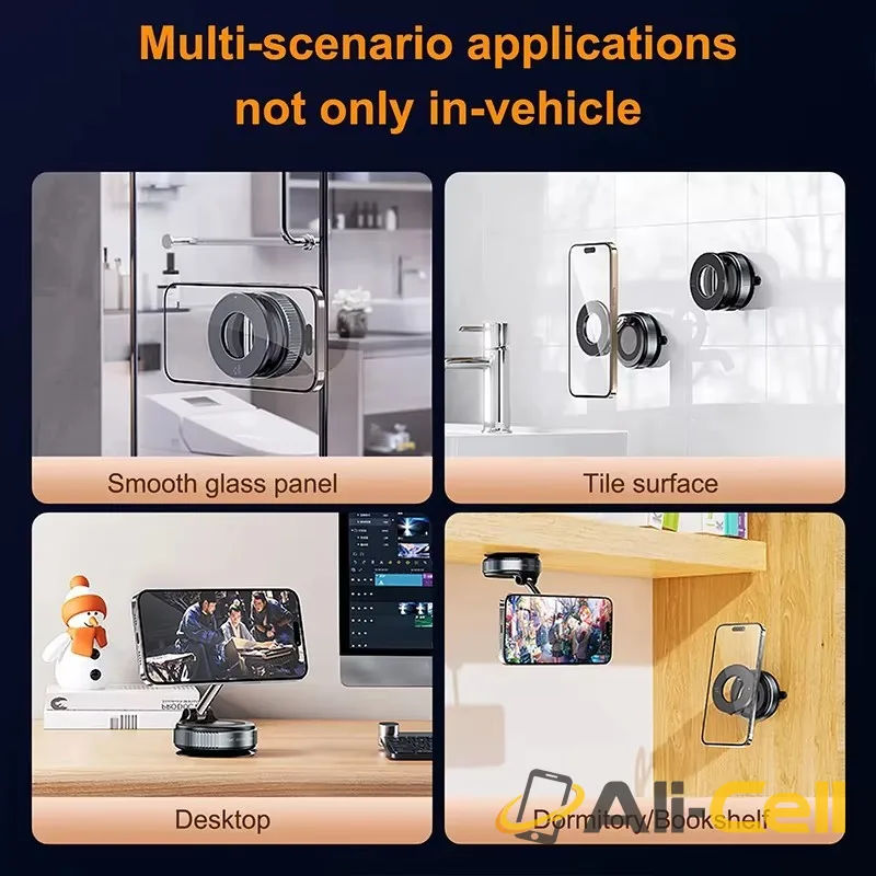 Universal Vacuum Magnet Phone Holder — 7