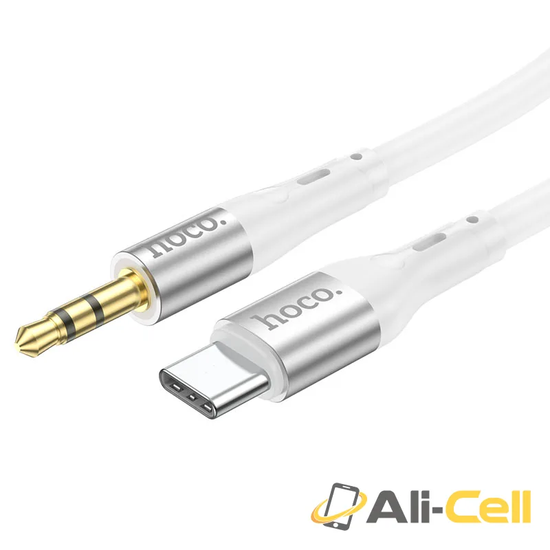 Cable 3.5mm to Type-C “UPA22” audio conversion (Upa22 Tc Jack White, 1.0m)