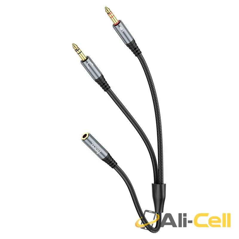 Cable audio adapter “UPA21” 3.5mm female to 2*3.5mm male (Upa21 Jack Female 2x Male Metal Gray)