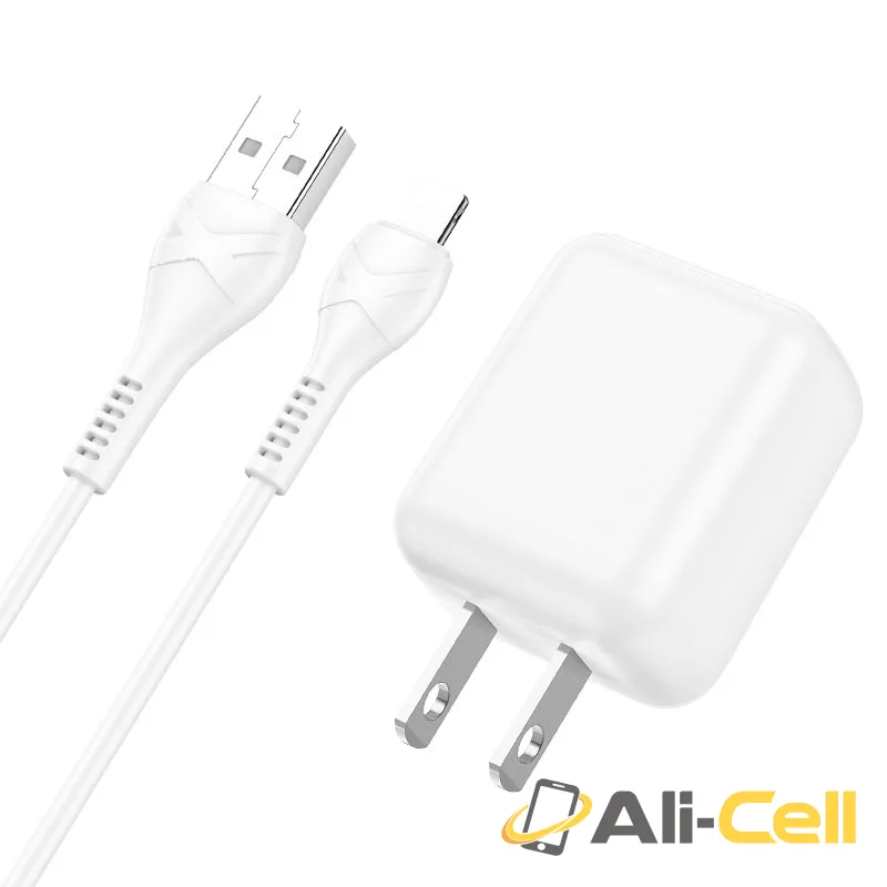 Wall charger “C96” US set with cable (C96 Set Usb Tc White, Set With Type C Cable) — 4