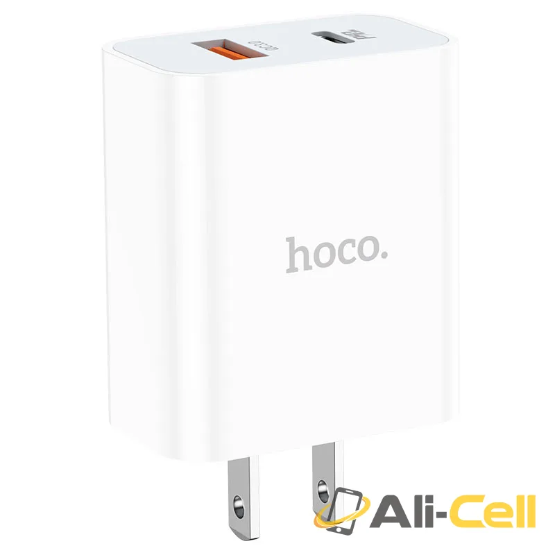 Wall charger “C97” PD20W+QC3.0 US set with cable (C97 White, Single)
