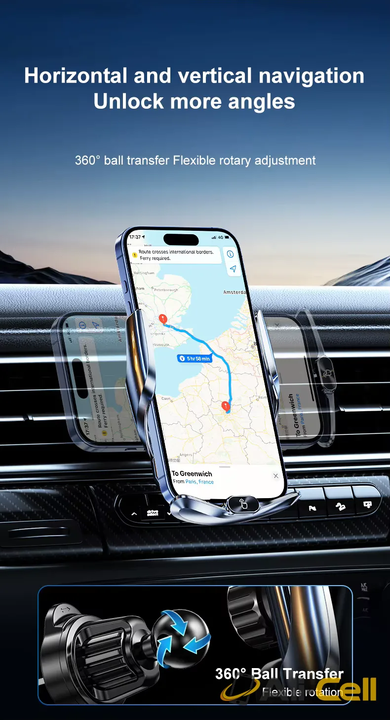 15W Magnetic Stable Wireless Mobile Car Charger — 2