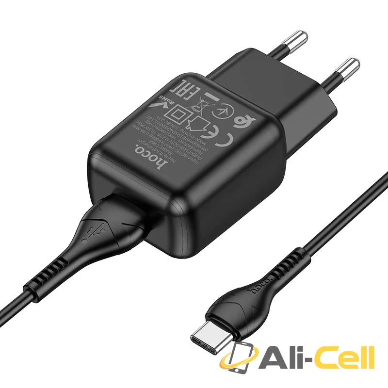 Wall charger “C96A” EU set with cable (C96a Set Usb Musb White, Set With Micro Usb Cable) — 3