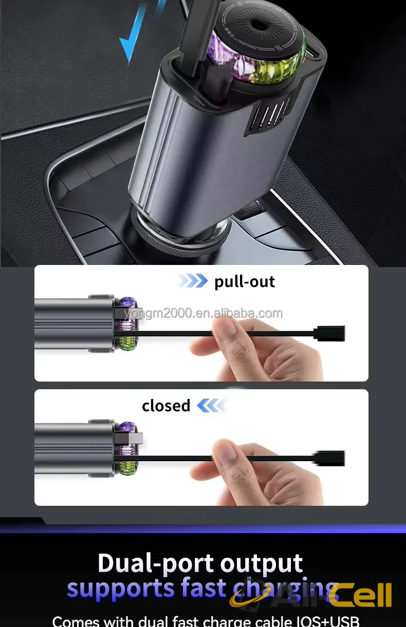 5-in-1 Telescopic Cable Charger PD 30W 45W — 11