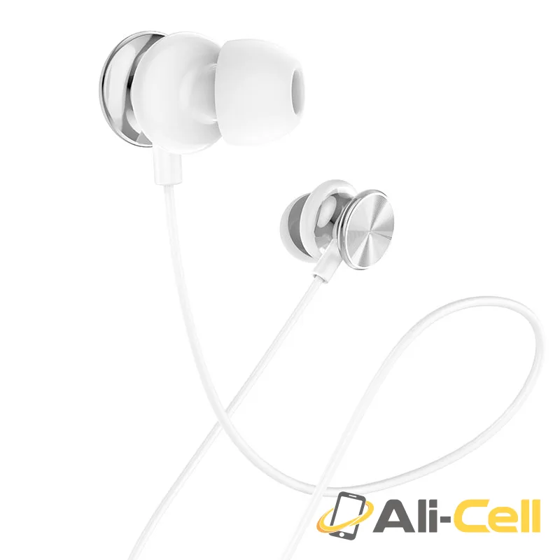 Wired earphones 3.5mm “M96 Platinum” with mic (M96 Elegant Silver) — 2