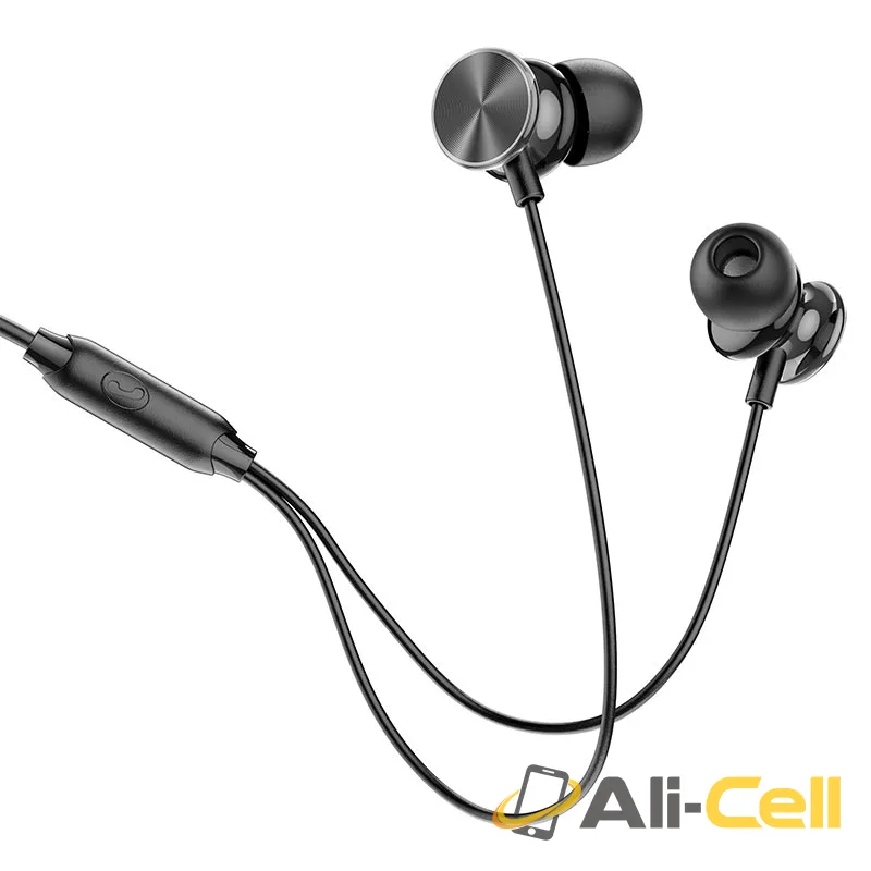 Wired earphones 3.5mm “M96 Platinum” with mic (M96 Elegant Silver) — 3