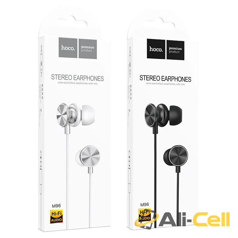 Wired earphones 3.5mm “M96 Platinum” with mic (M96 Elegant Silver) — 7