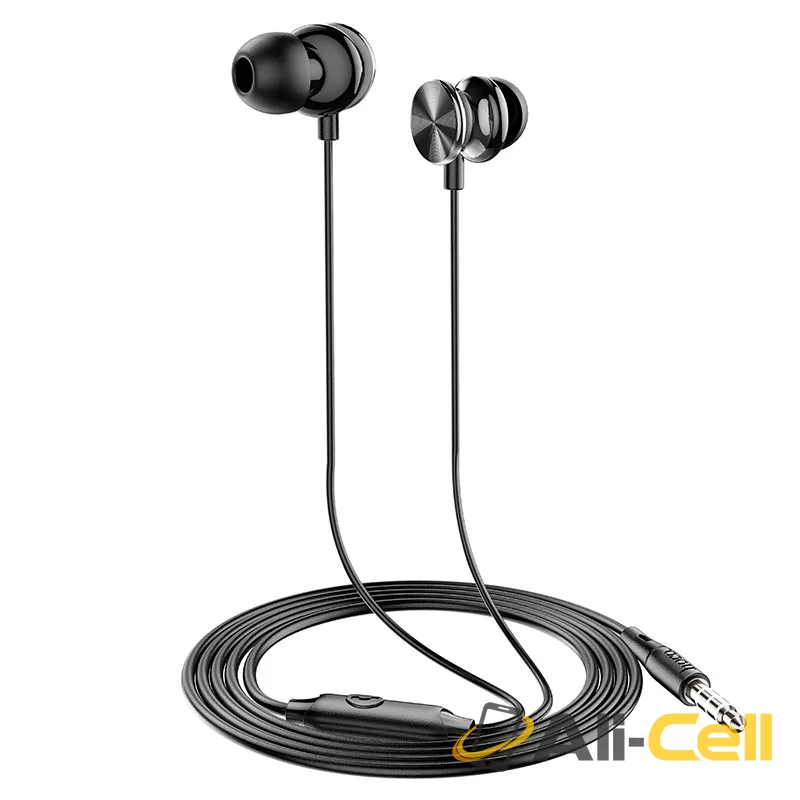 Wired earphones 3.5mm “M96 Platinum” with mic (M96 Deep Black) — 4
