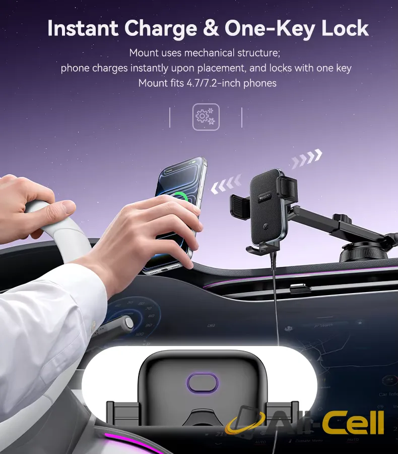 C320 15W Fast Wireless Charging Phone Holder — 10