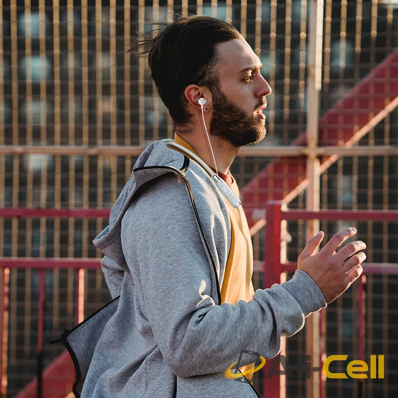 Wireless earphones “ES62 Pretty” with mic (Es62 Gray) — 5