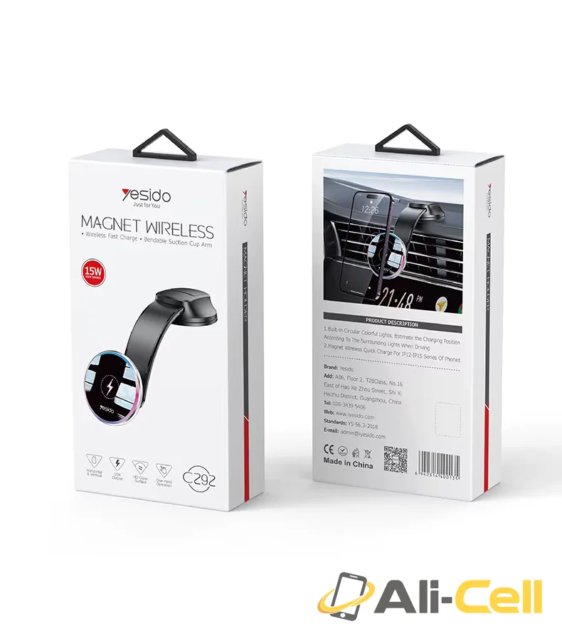 C292 15W Fast Charging Wireless Charger Phone Holder — 2