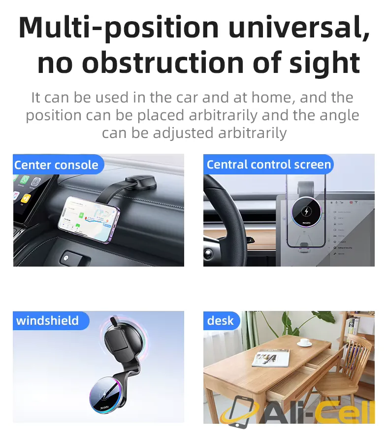 C292 15W Fast Charging Wireless Charger Phone Holder — 5