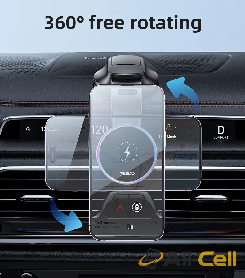 C292 15W Fast Charging Wireless Charger Phone Holder — 7