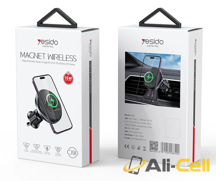 C190 Magnetic Wireless Phone Holder — 3