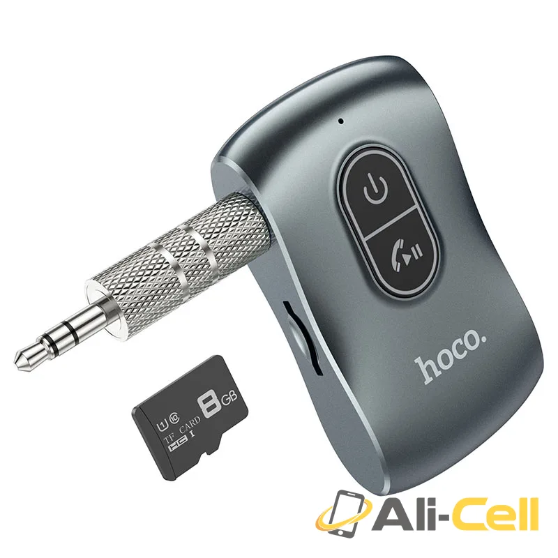 Car BT receiver “E73 Tour” 3.5mm AUX out (E73 Metal Gray) — 3